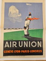 Affiche de la compagnie Air Union de 1928