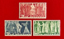 SYMBOLISCHE BILDER SATZ 216X - 218X 1954/1955** POSTFRISCH