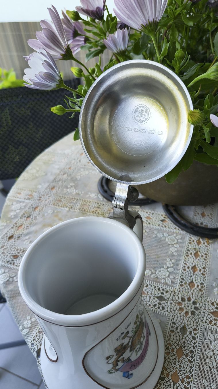 Tutte le decorazioni: Porzellan Bierkrug – Nuovo (secondo la descrizione) da Adliswil venduto da Boergi 1