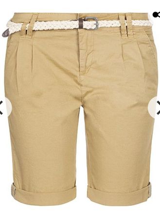 Eight2Nine Damen Chino Bermuda Shorts beige - Gr. XS