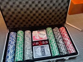 Pockerset Chips mit Koffer