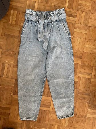 Jeans IRO T34 7/8 bleu/gris