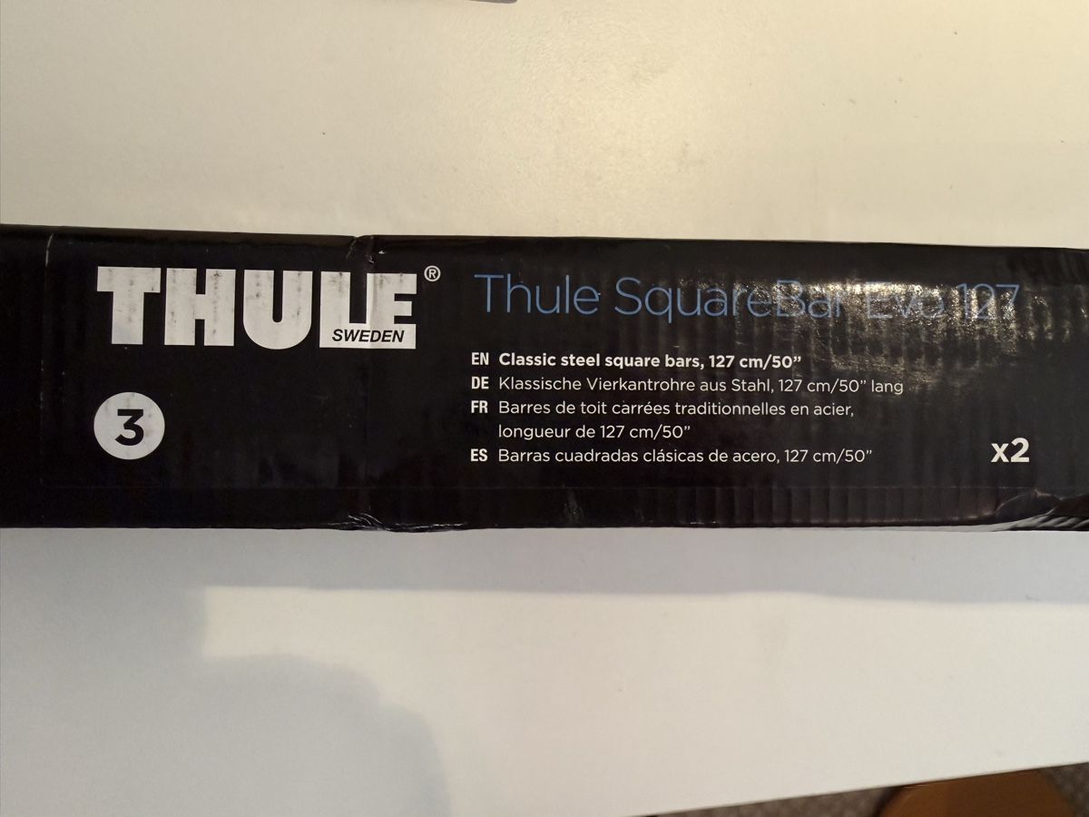 Thule Dachträger: Thule Squarebar Dachträger nur die Stäbe – Gebraucht aus Münchringen von saane77