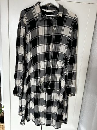 Coole Zara Oversize Bluse im Holzfäller Style, Gr. XL