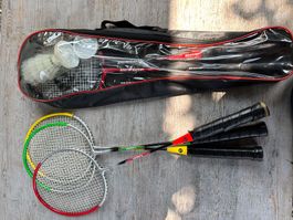 Badminton Set Dunlop Victory 5 Schläger 1 Tasche mit Bällen