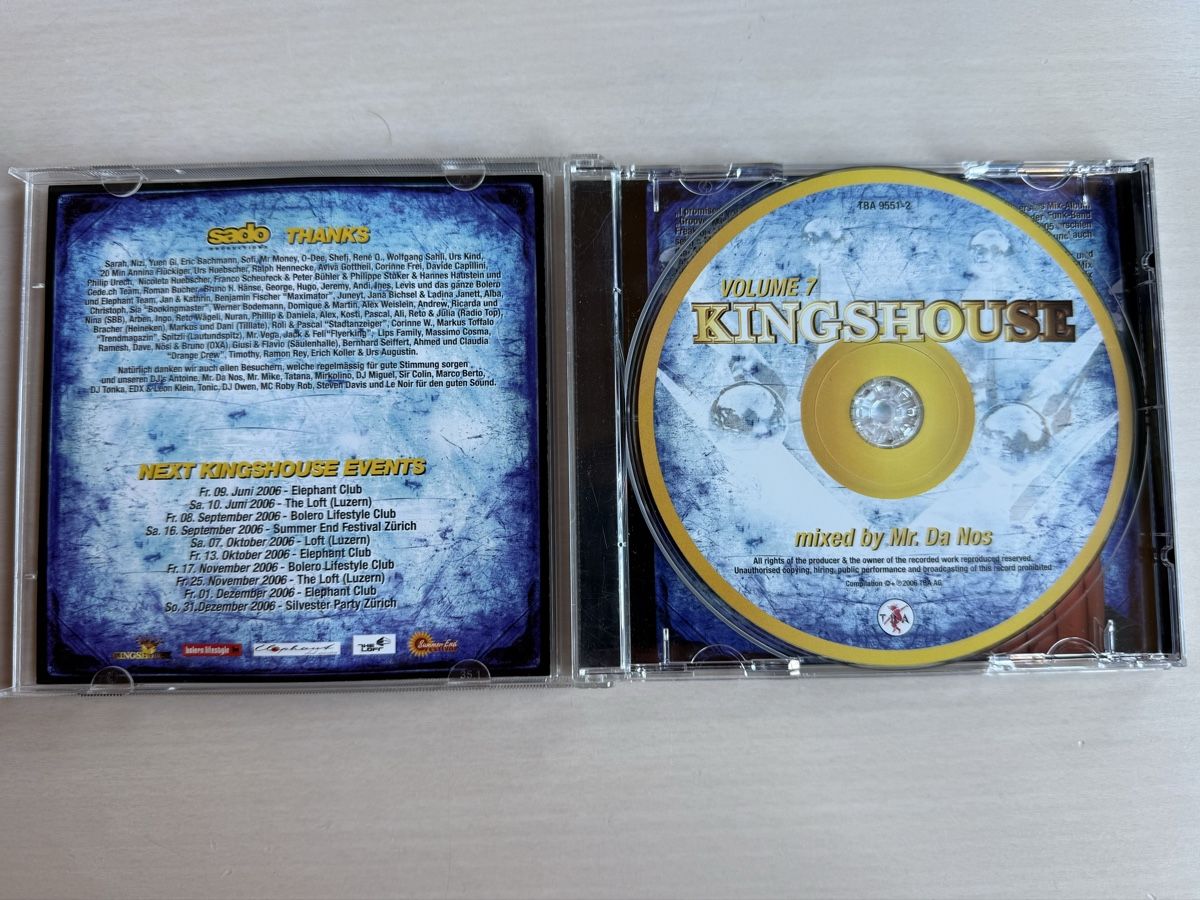 CDs: Kingshouse Volume 7 (CD), mixed by Mr. Da-Nos – Gebraucht aus Oberried Brienz von Chyara 2
