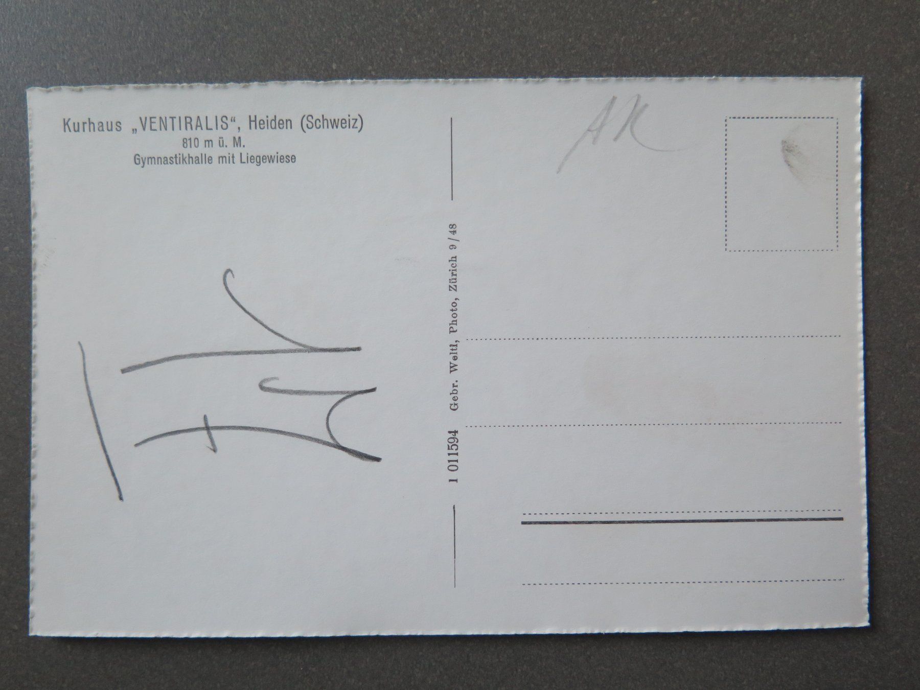 Cartoline postali: HEIDEN - KURHAUS VENTIRALIS – Usato da Wittenbach venduto da lipasal 1