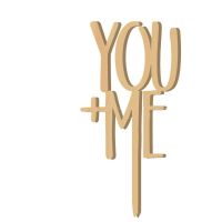 NEUER Torten Topper YOU & ME - 202319