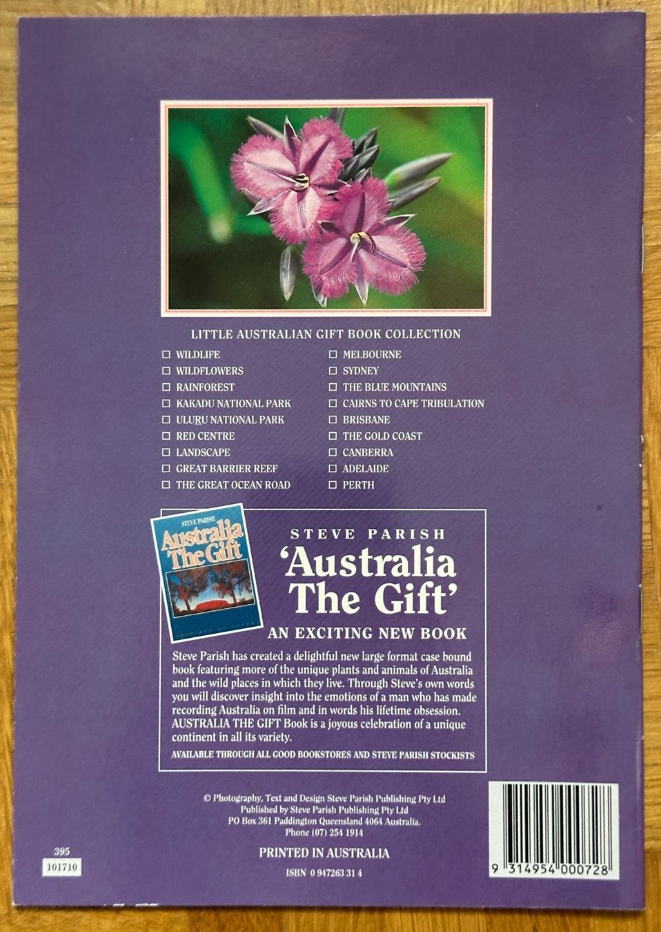 Bücher: Heft, Büchlein AUSTRALIEN, WILDFLOWERS – Neu (gemäss Beschreibung) aus Reinach BL von Sdruefenacht 1