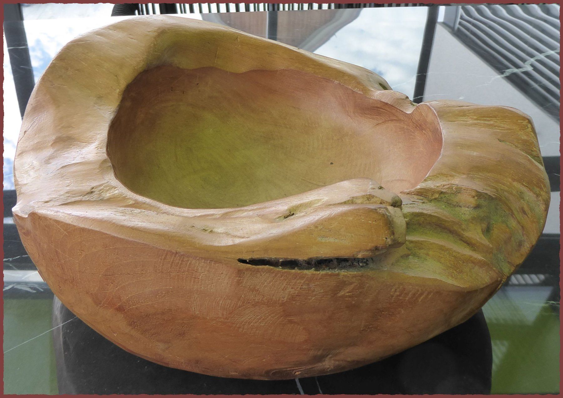 Ciotole: Rustikale Holzschale, Unikat, ca. 40cm Durchmesser – Nuovo e nell'imballaggio originale da Oberglatt ZH venduto da 123Gebraucht 2