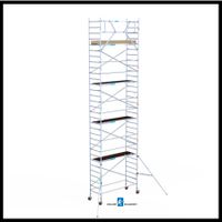 Fahrgerüst Rollgerüst Alu Gerüst 0.90x2.50x10.2m