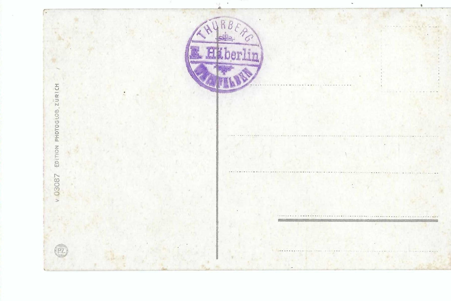 Cartoline postali: Restaurant Thurberg b. Weinfelden Bes. E. Häberlin-Burkhardt – Usato da Thun venduto da 44wart 1