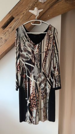 Damen Kleid gemustert Viskose-Mix Grösse L gebraucht
