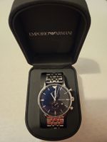 Montre Emporio Armani Chronographe Homme Noir Boite et Factu
