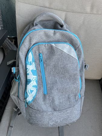 Rucksack grau blau