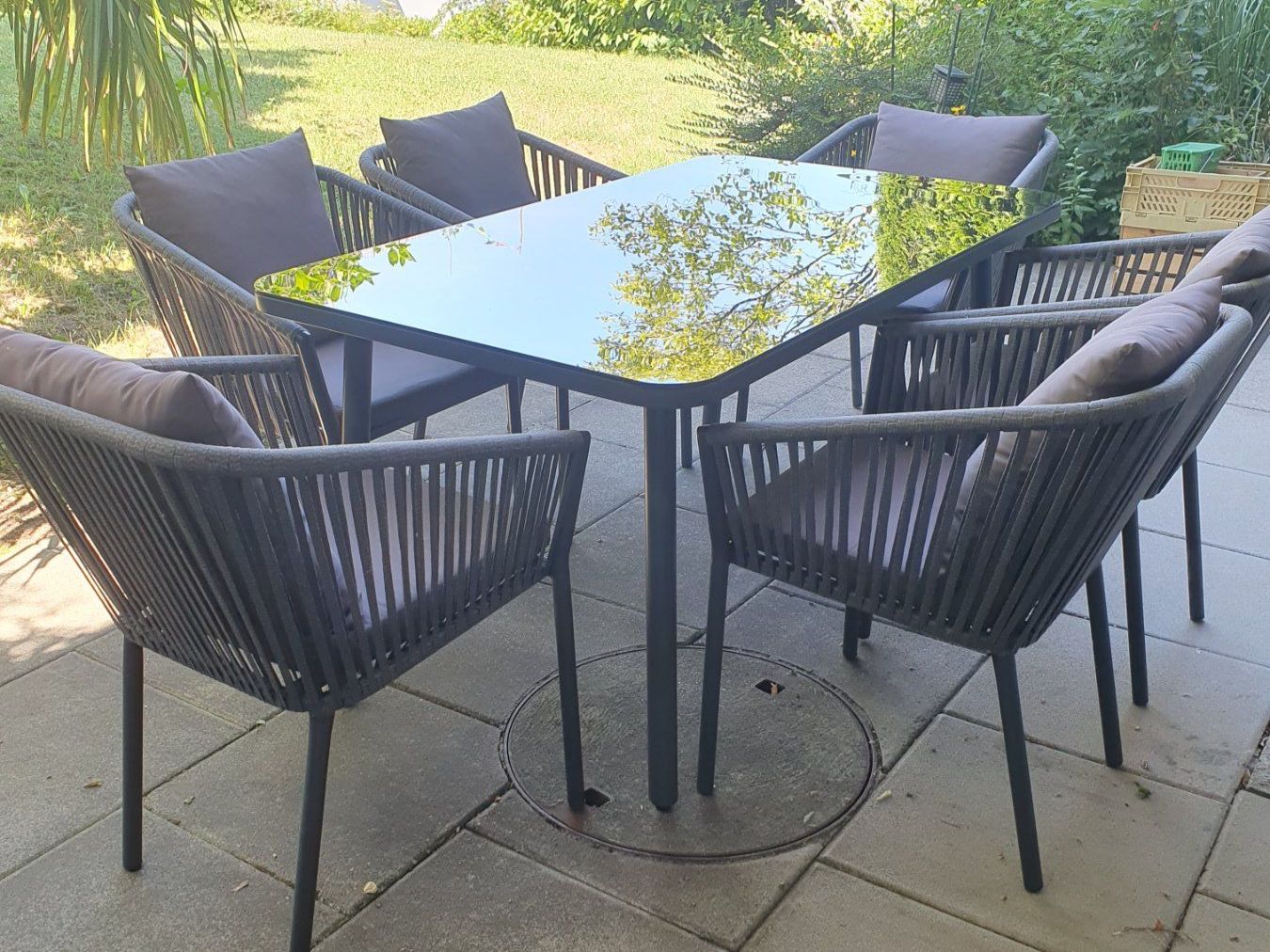 Mömax Set de table et chaises: Table et 6 chaise – D'occasion à Zürich par bec_2w7p 1