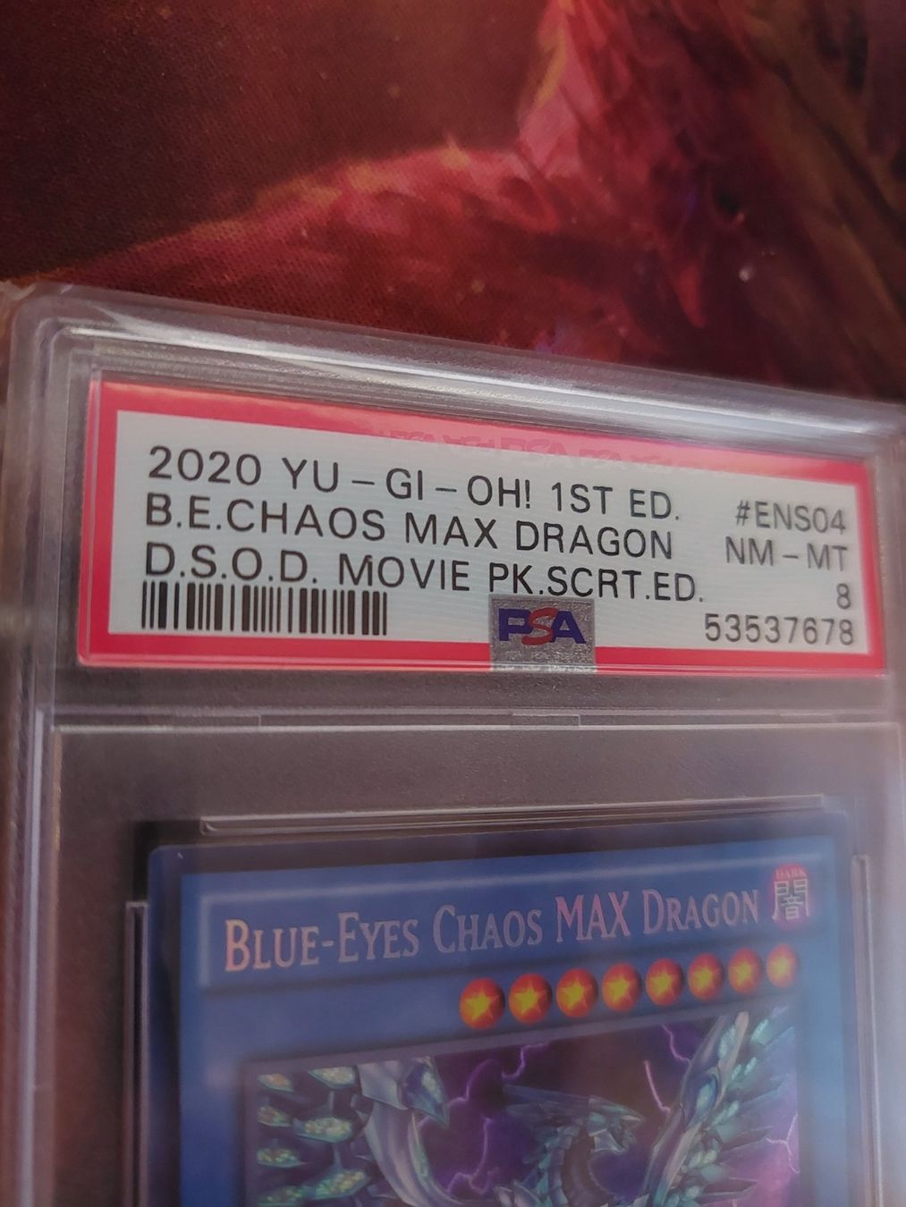 Yugioh Carte collezionabili: YUGIOH BLUE-EYES CHAOS MAX DRAGON PSA8 – Nuovo (secondo la descrizione) da Schmitten FR venduto da corsus66 2