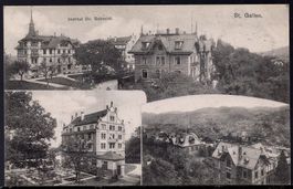 St Gallen  3 Bilder   1909