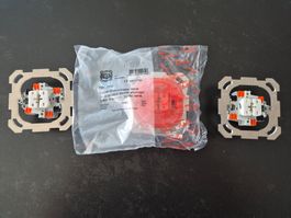 3 Stk Druckschalter 1/3+3/1L  Einsatz Feller ohne Frontset