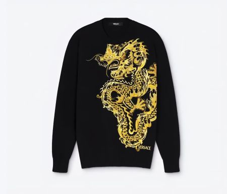 Versace "Year of the Dragon" Sweater Gr.50 / L