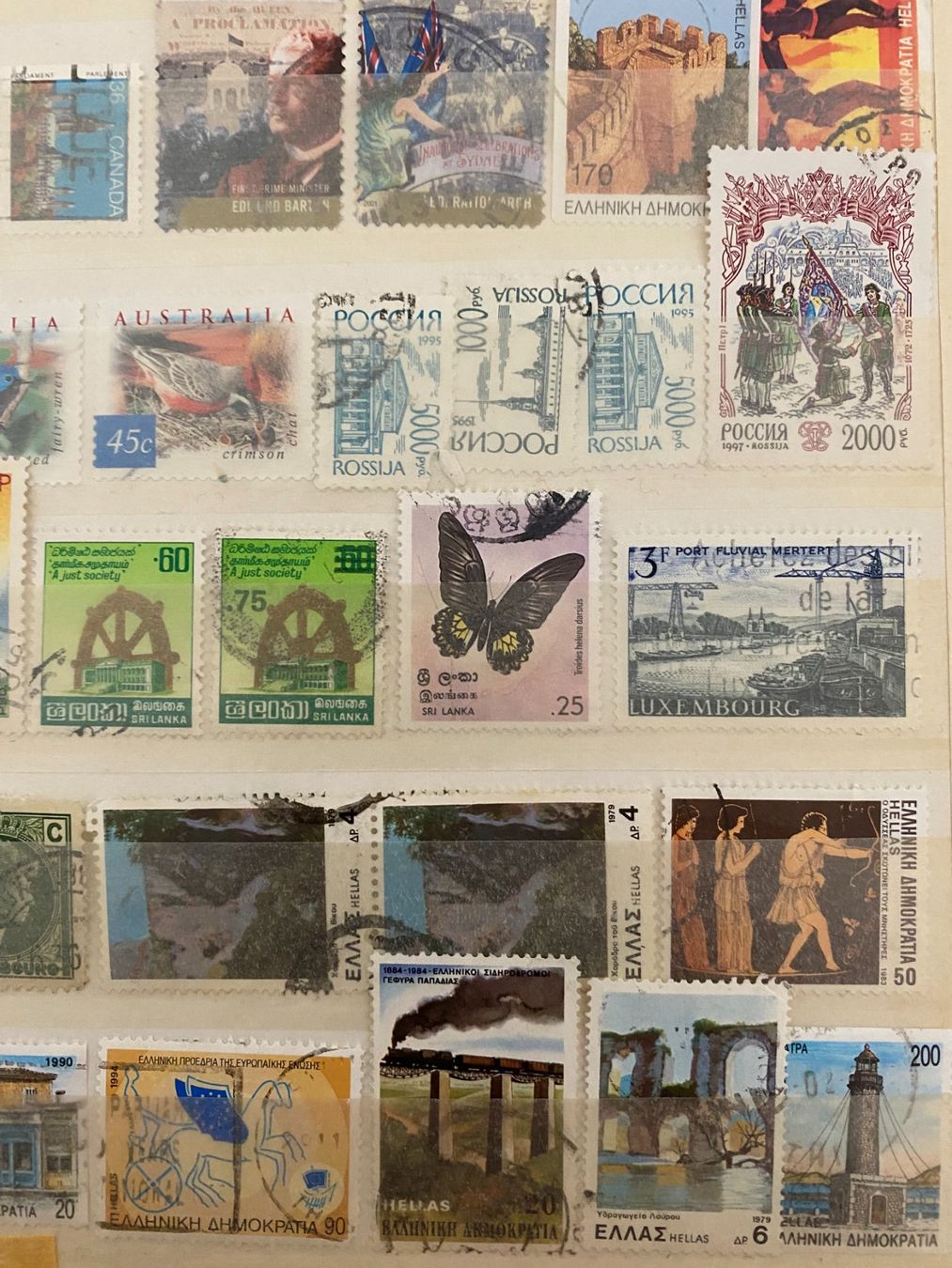 Tous les timbres: Briefmarken-Sammlung aus  Welt, – D'occasion à matten b. interlaken par jfran17 4