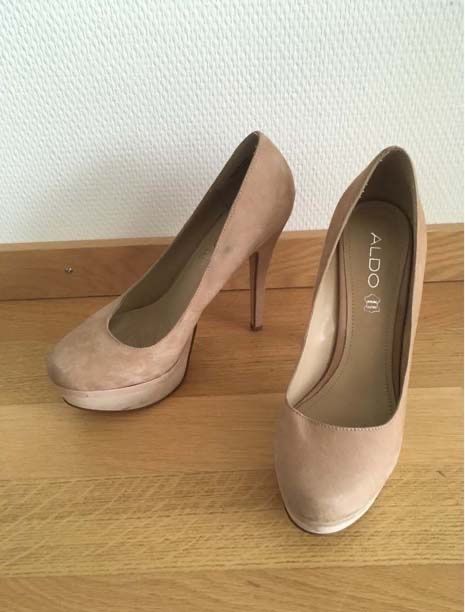 Aldo Damenschuhe: Beige Pumps, Wildlederlook, Grösse 38 – Gebraucht aus Winterthur von butterfly210 2
