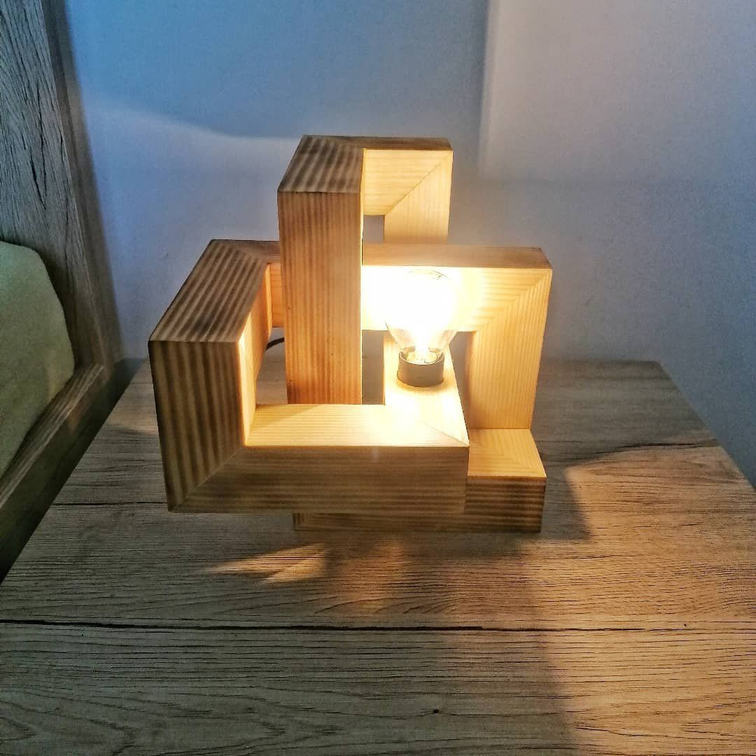 Lampade: Holz Illusion Lampe Massiv – Nuovo e nell'imballaggio originale da Zürich venduto da Miki_Schreiner 1