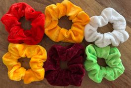 6x Scrunchy Haarband / Haargummi, NEU