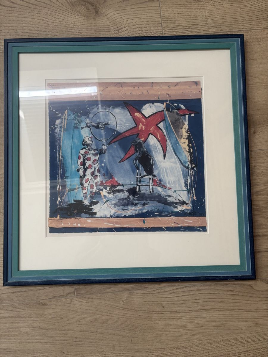 Poster & Bilder: Rolf Knie Bild mit Holzrahmen – Gebraucht aus Hinwil von Spazzo
