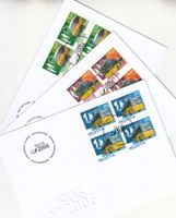 SBK 1192B - 1194B im 4er-Block FDC