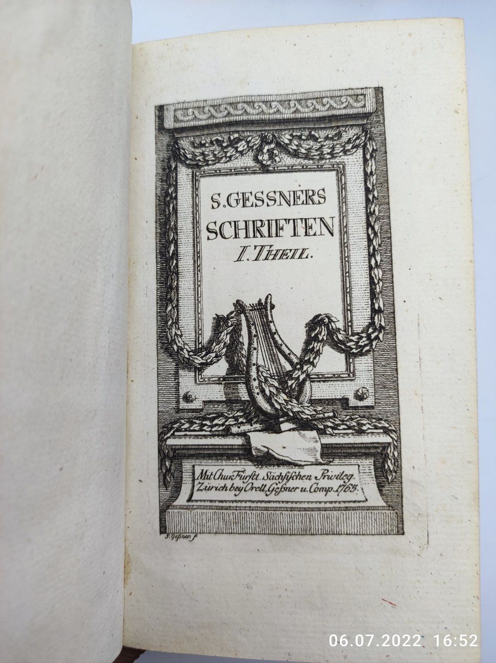 Livres: SALOMON GESSNER - SCHRIFTEN – D'occasion à Goldach par Gaip