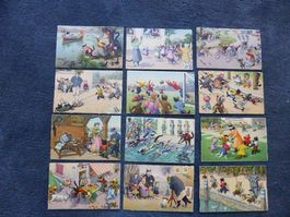 Katzen-Humor,Max Künzli,12 Karten,Fasnacht,Sport,Spiel,Velo