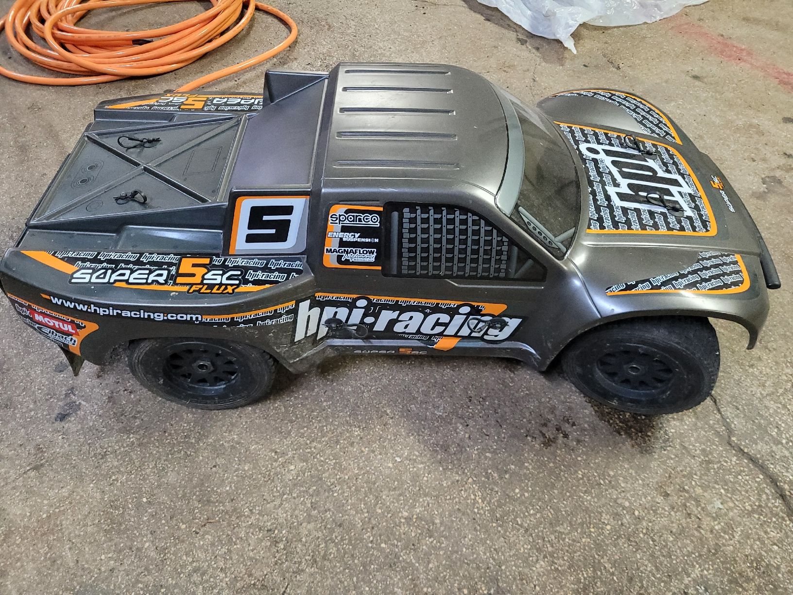 HPI RC Modellbau: RC Model HPI SUPER FLUX 5SC – Gebraucht aus Laufen von Nachlasverkauf 1