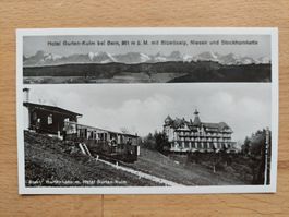 AK Gurtenbahn mit Hotel Gurten-Kulm