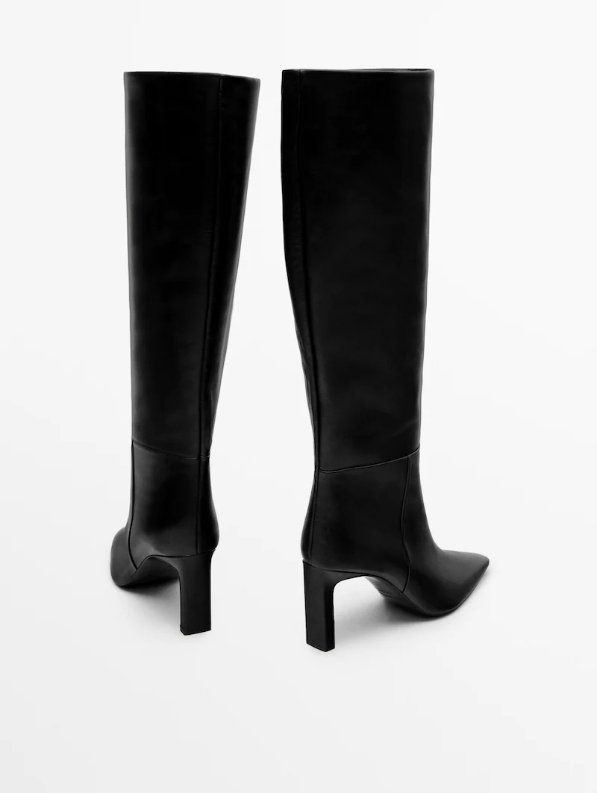 Massimo Dutti Scarpe da donna: MASSIMO DUTTI Echtleder Stiefel, NEU, schwarz, Gr. 37 – Nuovo e nell'imballaggio originale da Zürich venduto da methee1107 6
