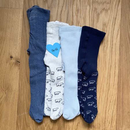 4 Strumpfhosen, Gr. 62, Baby, Winter, Top Zustand!