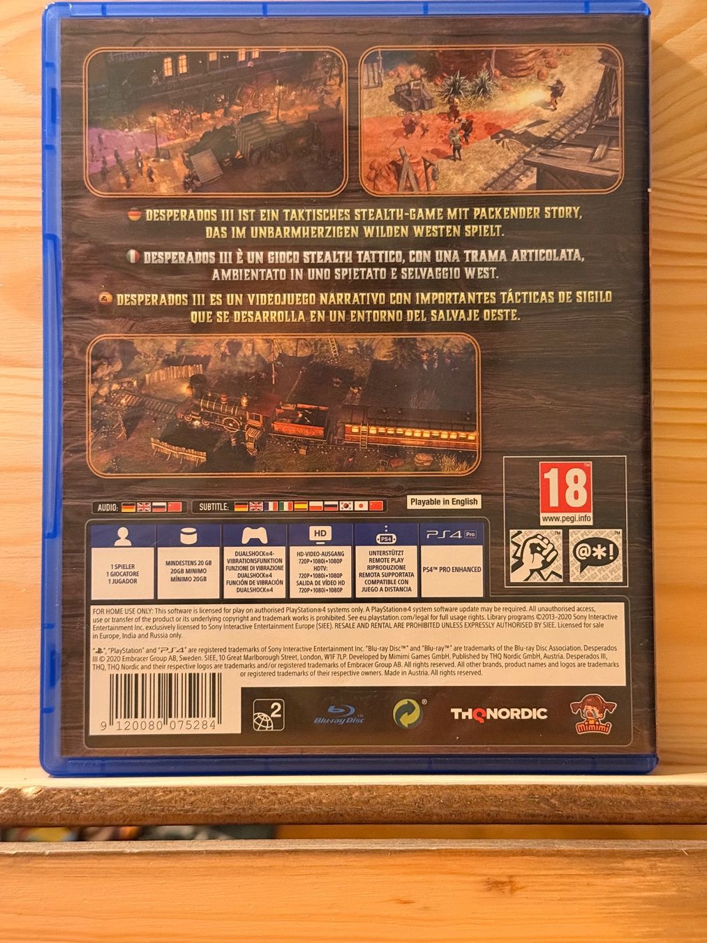 Giochi: Ps4 Spiel DesperadosIII gebraucht – Usato da St. Gallen venduto da Wood26 1