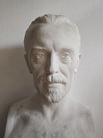 Seltene Gipsbüste von Nikolai von Schleiffer um 1900