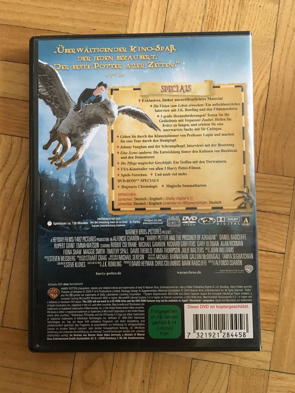 Tutti i DVDs: Harry Potter und der Gefangene von Askaban – Usato da Urdorf venduto da mat_8hvl 1