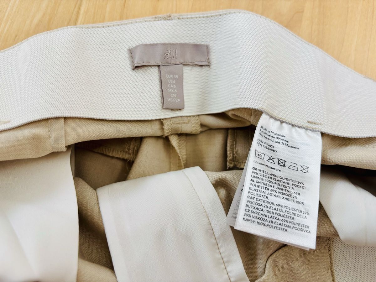 H&M Hosen: H&M Stoffhose beige - Gr. 38 NEU – Neu (gemäss Beschreibung) aus Ennetbürgen von Evelyne_G 2