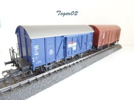 Märklin H0 2 geschlossene Güterwagen