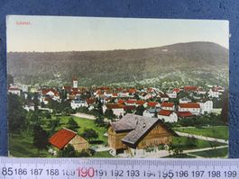 LIESTAL 1933 BAUERNHOF UND STADT PANORAMA BL-AK