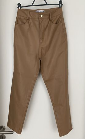 Pantalon ZARA, 38, similicuir