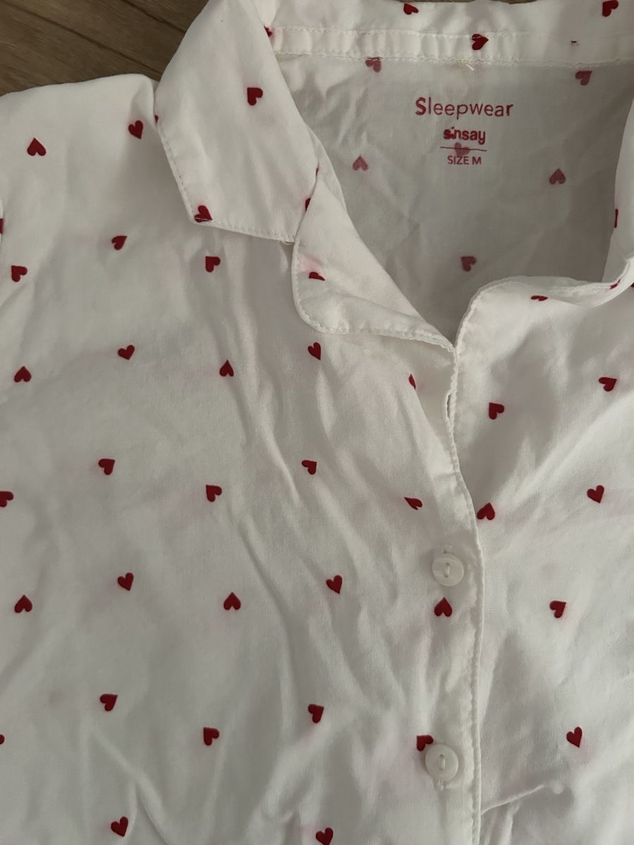 Negligees & Pigiami: Sommer Pyjama Set mit Herzprint, Grösse M – Usato da Uzwil venduto da gab_2kx8 3