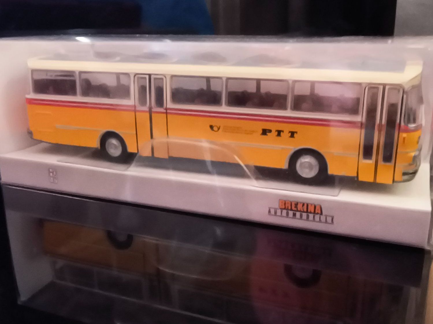 Brekina Modellini d'auto: Brekina Setra  S 140 ES PTT Post – Nuovo e nell'imballaggio originale da Goldingen venduto da MarkusB 4