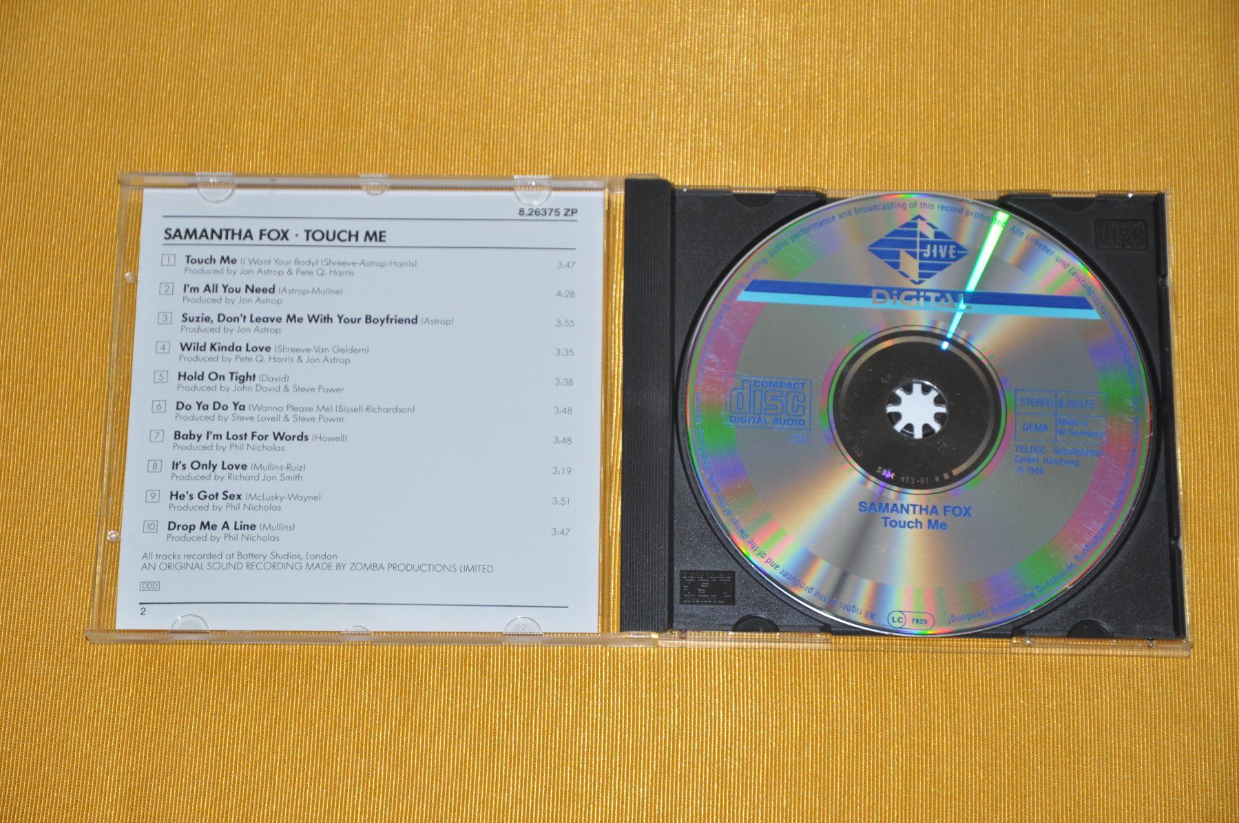 CDs: CD Samantha Fox Touch me – Gebraucht aus Boll von  2