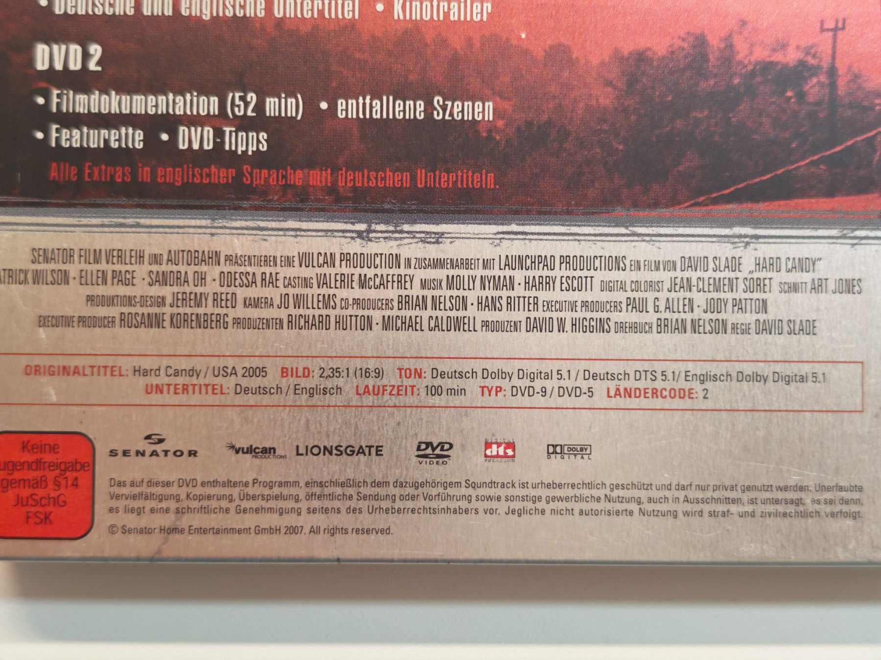 Tutti i DVDs: Hard Candy - DVD-Steelbook – Usato da Liestal venduto da Kratzilla 3