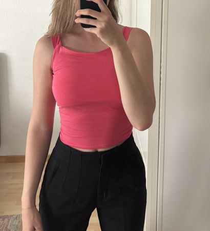 Bershka Top Pink, Grösse XS