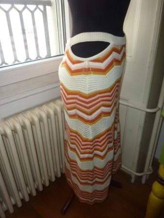 jupe longue style crochet coton M MOTHER d'été pour femme