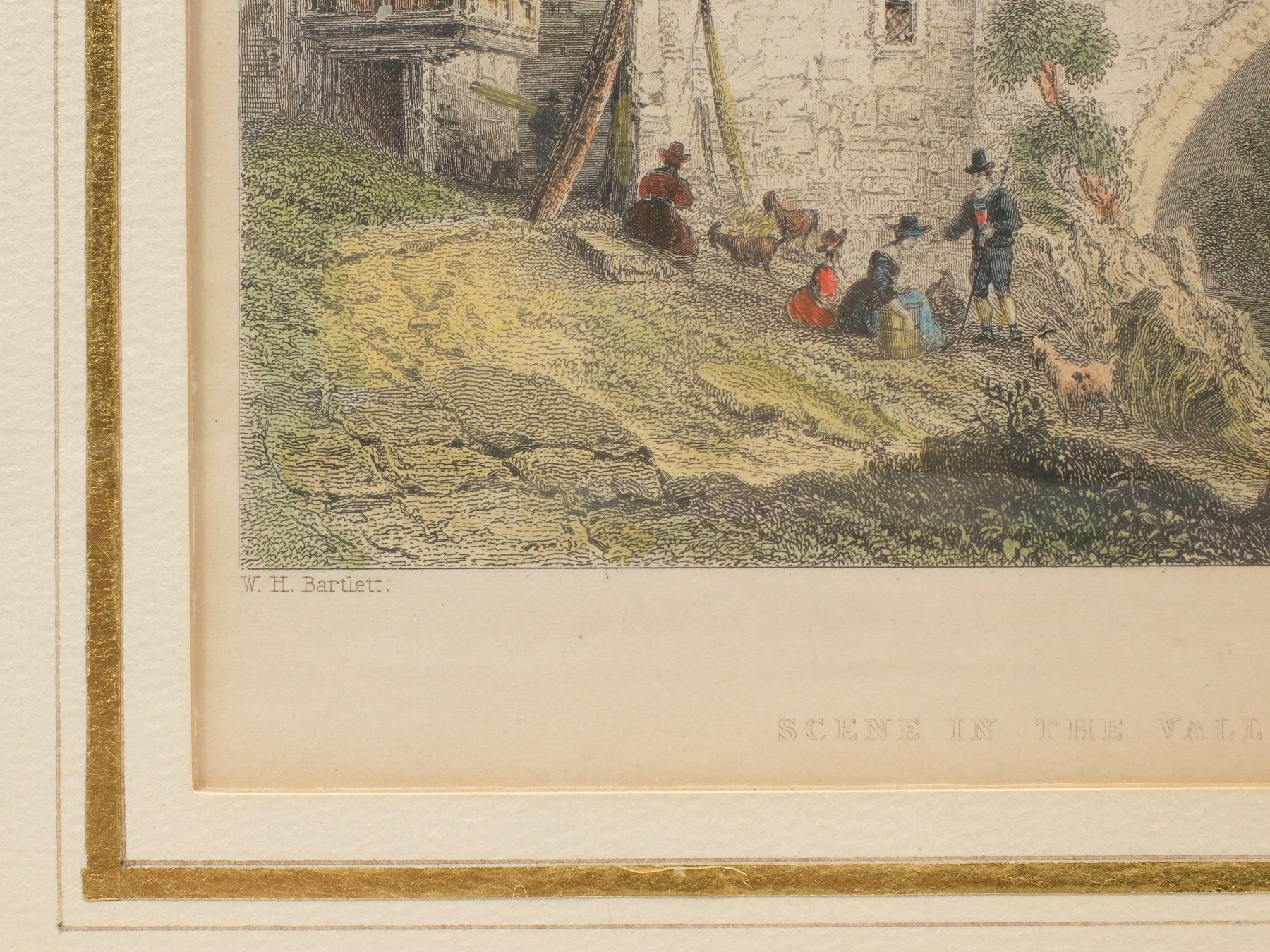 Incisioni: W.H.BARTLETT / R.WALLIS, Original-Stich, St.Nicholas Valley – Usato da Lobsigen venduto da Markus_Haenggi_Bern 2
